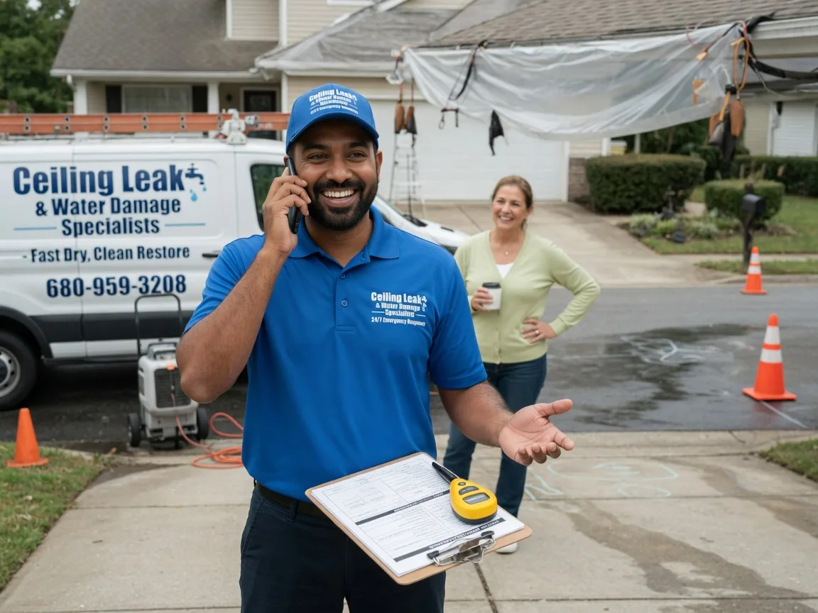 Ceiling Leak Cleanup Steeles Tavern, VA FAQs